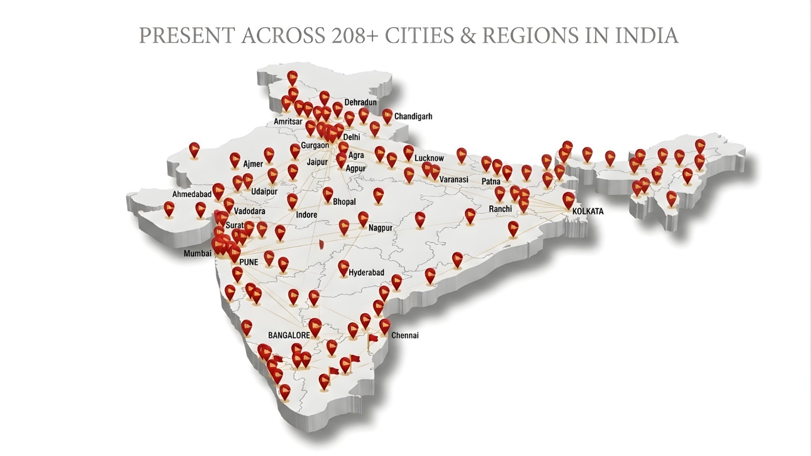 MeriBooking Corporate Mobility Across 200+ Locations